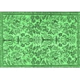 thumbnail image 1 of Ahgly Company Indoor Rectangle Persian Emerald Green Traditional Area Rugs, 4' x 6', 1 of 4