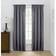 thumbnail image 1 of Eclipse Draft Stopper 63" Room Darkening Rod Pocket Window Curtains Panel, 1 of 3