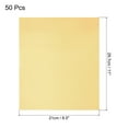 thumbnail image 2 of Uxcell 50 Pack Toner Reactive Foil , 8.5"x11" A4 Hot Foil Paper for Heat Transfer DIY Craft,Golden, 2 of 6