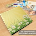 thumbnail image 5 of Photo Album Leather Photo Album 11.8x11.2x1.5 Inch Bookshelf Photo Album Scrapbooking Refills Scrapbook Photo Album Daisies and Sun Rays, 5 of 9