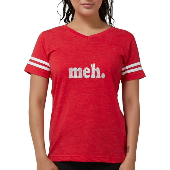 CafePress - Vintage Meh Women's Dark T Shirt - Womens Football Shirt