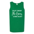 thumbnail image 2 of Wild Bobby Plot Twist He Lives Luke 24:23 Inspirational/Christian Men Graphic Tank Top, Kelly, 3X-Large, 2 of 5