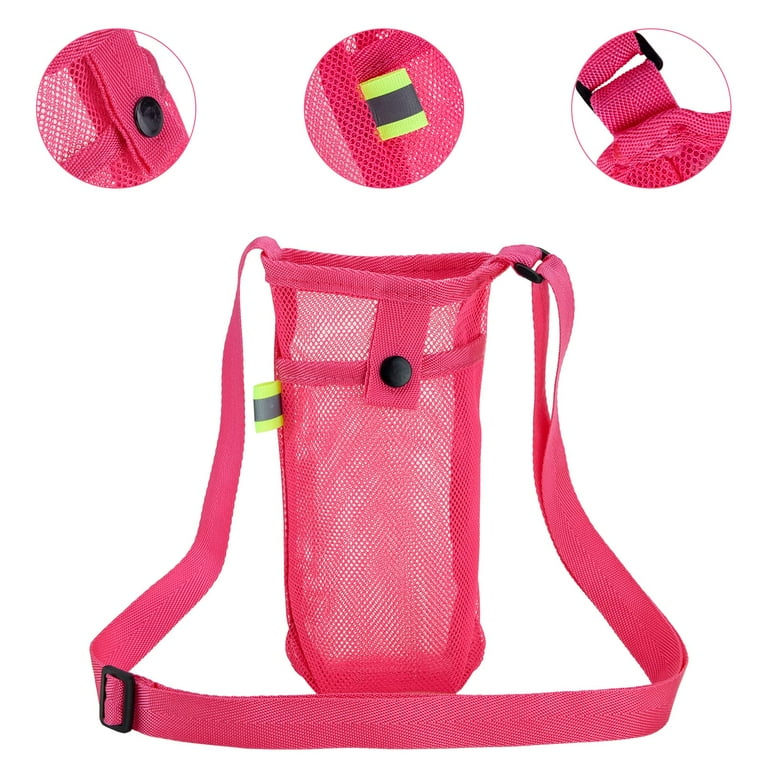 Water Bottle Holder Water Bottle Carrier with Adjustable Shoulder Strap Beach Bottle Bag Water Bottle Sling Dog Water Bottle Sleeve for Sports Gym