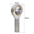 thumbnail image 2 of Unique Bargains POS16 Roulement d'Extrémité de Tige 16 mm d'Alésage Roulement d'Articulation Auto-Lubrifié M16x2.0 Filetage Mâle Main Droite, 2 of 6