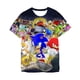 thumbnail image 3 of Camiseta de Sonic para niños, camisetas para niños, camisetas casuales de manga corta con estampado para niños, camisetas de verano para niños, 3 of 5