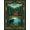 Green Brown Gold, Pattern 11, variant on ODIKA 8'x10' Washable Area Rug Border Cabin Forest Wildlife Print Motif Motifs Fishing Lake Refined Structured for Dining Room, Large Office, Lounge, Non-Slip Chair-Friendly Mat