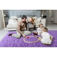 thumbnail image 7 of Noahas Soft Fluffy Area Rug Modern Shaggy Bedroom Rugs for Kids Room Nursery Rug Floor Carpets, 2'x 3',Purple, 7 of 7