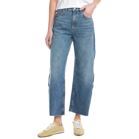 Triarchy womens  Walker Mid-Rise Constructed Shadow Indigo Jean, 31, Blue