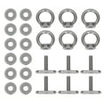 thumbnail image 1 of Kayak Rail Track Mount Tie Down Eyelet Track Rail Adapter for Fishing Kayaks Boat for Kayaks Canoes Boats Rails, 1 of 7