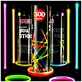 thumbnail image 2 of Paquete de fiesta de Halloween Glow Sticks Play22 300 ultrabrillantes de 8 cm, 2 of 8