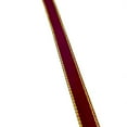 thumbnail image 3 of JenlyFavors 3/8" Double Face Satin Ribbon with Gold Edge Burgundy 50 Yards, 3 of 4
