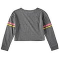 thumbnail image 2 of Kid Topia Girls 7-16 Long Sleeve Crop Top Cropped T-Shirt, 2 of 4