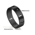 thumbnail image 5 of Stainless Steel Hollow Cross Ring, Unisex Design for Men and Women, Fashionable Religious Jewelry, 5 of 5