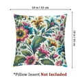 thumbnail image 4 of nygtbtfer Pillow Covers Cute Pink Flower Print Decorative Throw Pillows Spring Cushion Case Decor for Couch Sofa Bed，Multi-Size White, 4 of 7