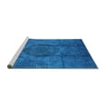 thumbnail image 2 of Ahgly Company Machine Washable Indoor Rectangle Persian Turquoise Blue Bohemian Area Rugs, 2' x 4', 2 of 4