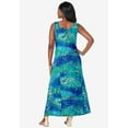 thumbnail image 2 of Jessica London Women's Plus Size Petite Stretch Cotton Tank Maxi Dress, 2 of 5