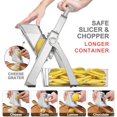 thumbnail image 3 of Upgrade Larger Safe Mandoline Slicer with Cheese Grater Potato Slicer for Chips, Vegetable & Food Cutter,Thickness Adjustable 0.1-8 mm, Kitchen Faster Slice (Only Slicer), 3 of 6