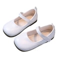 thumbnail image 4 of Staki School Girl Shoes Toddler Girl Dress Shoes Bow Dress School Shoes Princess Mary Jane for Toddler/Little Girl(White,8 Toddler), 4 of 6