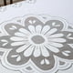 thumbnail image 5 of Mantel Cuadrado de Poliéster Blanco con Flecos, 140 X 140 Cm, Lavable, Decorativo, para Comedor, Sofá, Bodas, Fiestas, Uso Interior y Exterior., 5 of 6