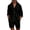 Black/set mens outfits, variant on Eryao Big and Tall Mens Two Piece Jogger Set Casual Button Down Long Sleeve Hooded Shirts and Elastic Waist Shorts with Pockets Summer Beach Vacation Lounge Sets,White,XXXL