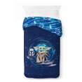 thumbnail image 3 of Baby Yoda Kids 2-Piece Twin/Full Reversible Comforter Set, Blue, Star Wars, 3 of 12