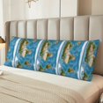 thumbnail image 6 of Lsque Earth View World Map Body Pillow Case Cover,Ultra-Soft Microfiber Bed Pillow Cases 20x54 inches,Elegant Bedding,Breathable Durable Pillow Cover with Envelope Closure, 6 of 8