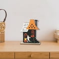 thumbnail image 3 of Wood House With Mummy and Pumpkin Decor Small, 3 of 3