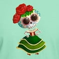 thumbnail image 3 of CafePress - El Dia De Los Muertos Skeleton Girl T Shirt - Men's Classic Graphic Cotton T-Shirt, 3 of 4