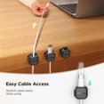 thumbnail image 4 of Magnetic Cable Clips - Adjustable Cord Management System for Under Desk Organization, 4 of 5
