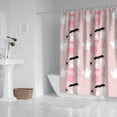 thumbnail image 2 of Halloween Ghosts Pumpkins and Bats Shower Curtain 84"x72" ,Bathroom Decorative Shower Curtains Set with 12 Hooks,Modern Waterproof Washable Shower Curtain, 2 of 6