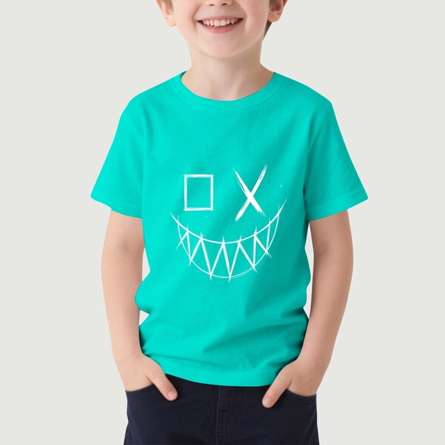 Blusas y camisas de manga corta con cuello redondo para niños, camisetas deportivas de verano para tiempo libre, camisetas de manga corta con cuello redondo, camisetas de poliéster para niños