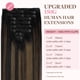 thumbnail image 2 of Extensiones de cabello con clip GOO GOO, cabello humano real, 22 pulgadas, 150 g, 2 of 8