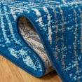 thumbnail image 5 of SAFAVIEH Amsterdam Earnestine Geometric Runner Rug, Navy/Aqua, 2'3" x 8', 5 of 8