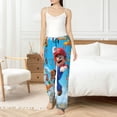 thumbnail image 6 of Lsque Mario Print Women's Pajama Pants, Lounge Pant - Comfortable Home Wear,Elastic Waistband, Stylish Design-X-Large, 6 of 9