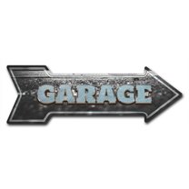 SignMission Decal Art Garage (2) Decal Indoor/ Outdoor Decor 24" Direction Sticker Vinyl Wall Decals
