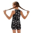 thumbnail image 2 of Xoenoiee Sun Moon Star Print Girls Tankini Swimsuit 2 Piece Bathing Suits for Girl Round Neck Swim Tank Top and Bottoms for Swimming Beach Travel, 6-7 Years, 2 of 7