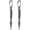 Awl, variant on Sword/Cross/Awl Spike Dangle Earrings for Men Women Gothic Punk Stainless Steel Hinged Huggie Hoop Earring Jewelry Gift