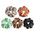 thumbnail image 3 of 5PCS Large Satin Scrunchies Silk Oversized Scrunchie for Thick long Hair Scrunchy Bobbles Hair Ties Jumbo for Women Girls, 3 of 7