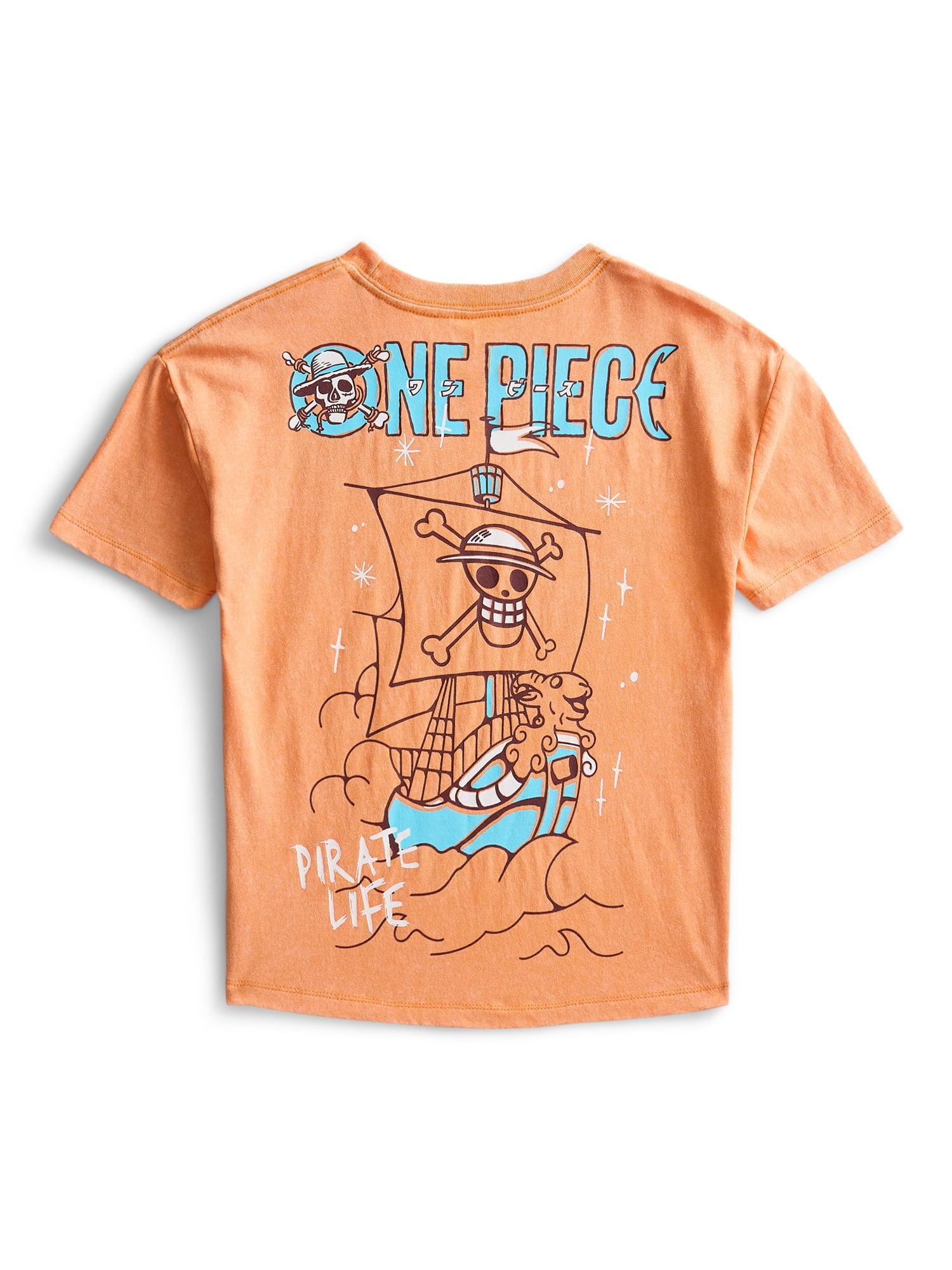 One Piece Boys Mineral Wash Graphic Tee, Sizes 4-18