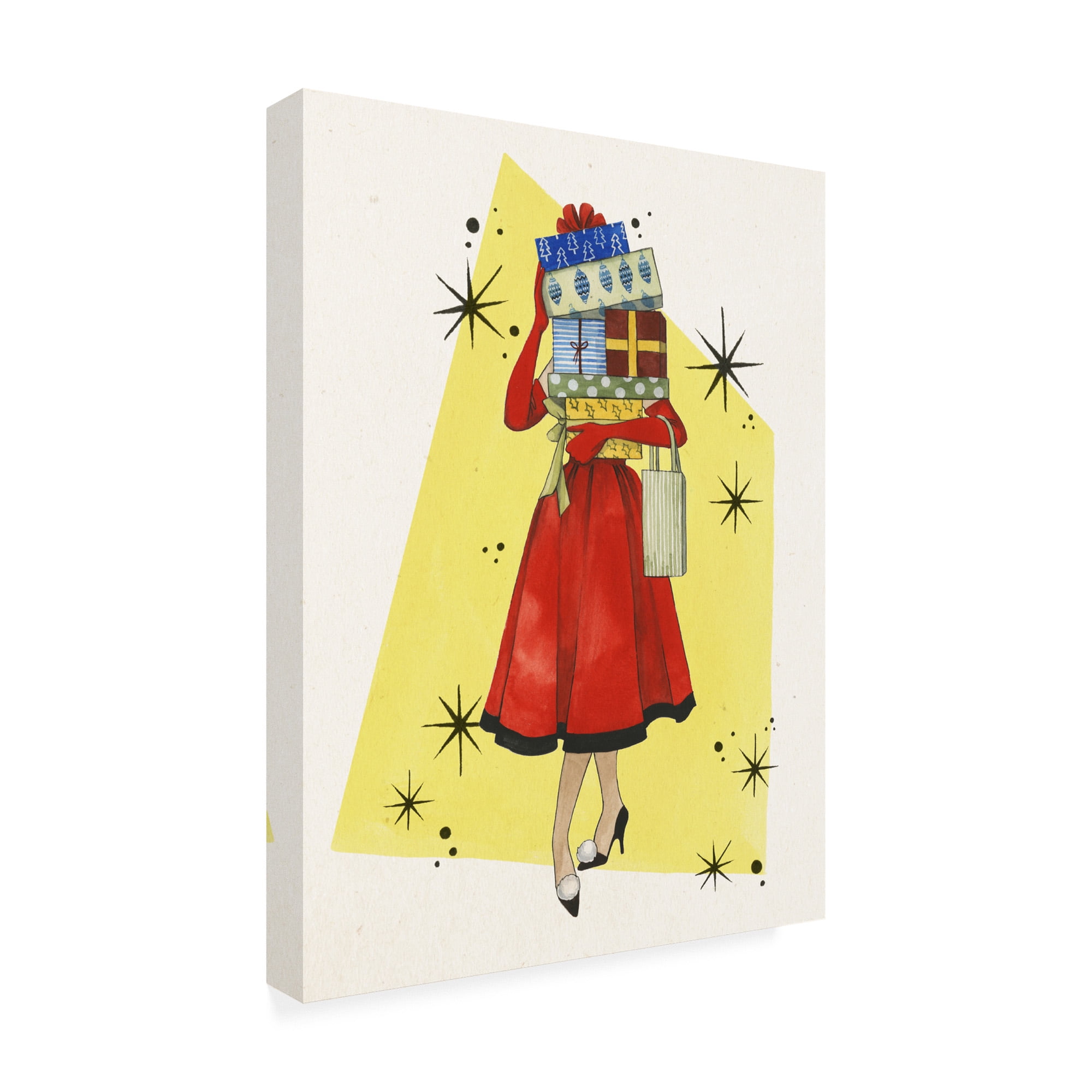 Trademark Fine Art 'Vintage Christmas I' Canvas Art by Grace Popp