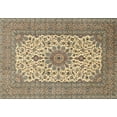thumbnail image 1 of Ahgly Company Machine Washable Indoor Rectangle Traditional Sepia Brown Area Rugs, 3' x 5', 1 of 7