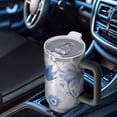 thumbnail image 6 of Modern 40oz Tumbler– Stainless Steel Insulated Tumbler with Handle and Straw, Large Capacity Travel Cup for Hot & Cold Drinks, 6 of 7