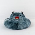 thumbnail image 3 of Pet Winter Bed Fluffy Warm Funny Expression Puppy Bed Cushion Cat Sleeping Bed, 3 of 7