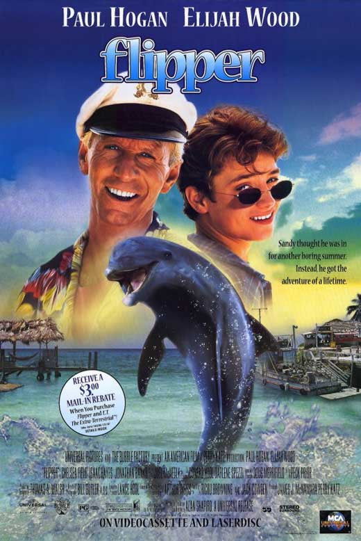 Flipper movie POSTER (Style A) (11" x 17") (1996)