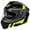 RAID - Gloss Hi-Vis/Charcoal, variant on Castle CX935 Solid Modular Motorcycle Helmet Matte Black 4XL