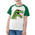 thumbnail image 4 of RXIRUCGD 2025 Vêtements d'Été pour Enfants Tout-Petits Garçons Filles Mode Mignon Col Rond Imprimé Manches Courtes Haut, 4 of 7