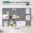 thumbnail image 5 of VANCORE Felt Cork Board Wall Tiles with 45 Push Pins, 0.5-inch Thick Bulletin Board for Home Office Kitchen, 6 Pack, 5 of 6