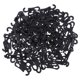 thumbnail image 1 of Moluckfu 100Ud Gancho Para Cubiertas Y Cortinas De En Plástico Negro Y Resistente, 1 of 8