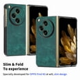 thumbnail image 6 of for OnePlus Open Case, Classic PU Leather Case with Flip Cover Ultra-Thin Shockproof Drop Protective Anti-falling Lightweight Folding Phone Case Cover for OnePlus Open - Green, 6 of 11