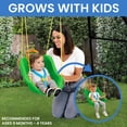 thumbnail image 4 of CoComelon Columpio para Exteriores 2 en 1 de Delta Children - para Bebés y Niños Pequeños - Asiento Tipo Cubo Completo, 4 of 5
